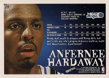 1998-99 Hoops #20 Anfernee Hardaway Back