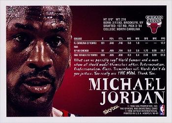 1998-99 Hoops #23 Michael Jordan Back