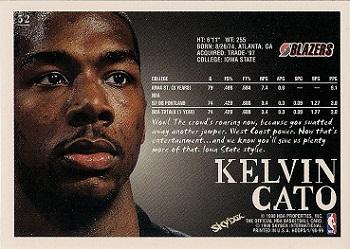 1998-99 Hoops #52 Kelvin Cato Back