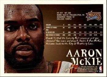 1998-99 Hoops #18 Aaron McKie Back