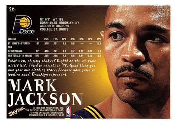 1998-99 Hoops #36 Mark Jackson Back