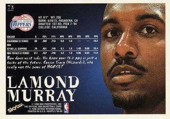1998-99 Hoops #73 Lamond Murray Back