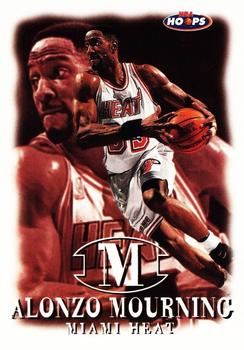 1998-99 Hoops #75 Alonzo Mourning Front