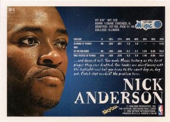 1998-99 Hoops #84 Nick Anderson Back