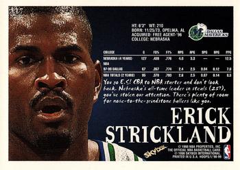 1998-99 Hoops #117 Erick Strickland Back