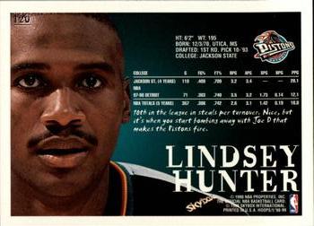 1998-99 Hoops #120 Lindsey Hunter Back