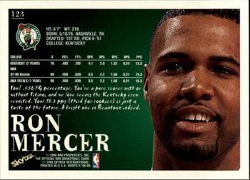 1998-99 Hoops #123 Ron Mercer Back