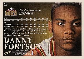 1998-99 Hoops #96 Danny Fortson Back