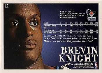 1998-99 Hoops #97 Brevin Knight Back