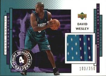 2002-03 UD Authentics - Court Quality #DW-Q David Wesley Front