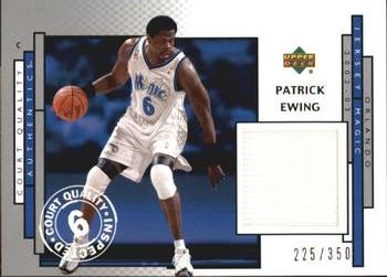 2002-03 UD Authentics - Court Quality #PE-Q Patrick Ewing Front