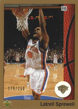 2002-03 UD Authentics - Gold #56 Latrell Sprewell Front