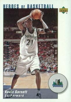 2002-03 UD Authentics - Kevin Garnett Heroes of Basketball #KG6 Kevin Garnett Front