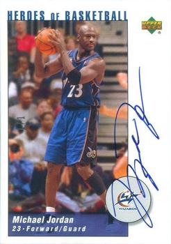 2002-03 UD Authentics - Michael Jordan Heroes of Basketball Autographs #MJ8-A Michael Jordan Front