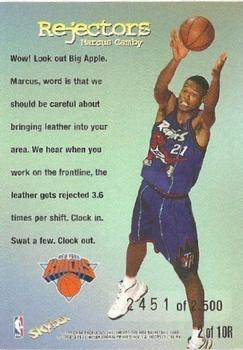 1998-99 Hoops - Rejectors #2 R Marcus Camby Back