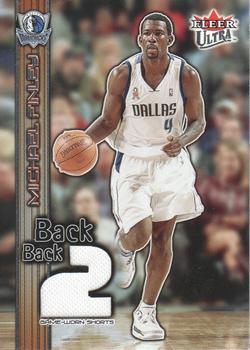 2002-03 Ultra - Back 2 Back Game Used #NNO Michael Finley Front