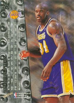 1998-99 Metal Universe #25 Shaquille O'Neal Back