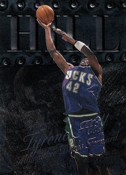1998-99 Metal Universe #103 Tyrone Hill Front