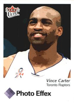 2002-03 Ultra - Photo Effex #1 PE Vince Carter Front