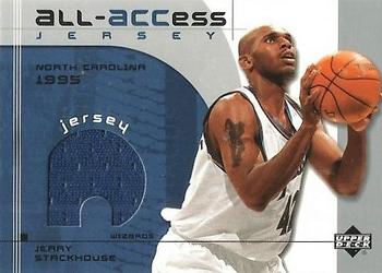 2002-03 Upper Deck - All-Access Jerseys #A-ST Jerry Stackhouse Front