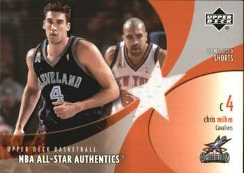 2002-03 Upper Deck - NBA All-Star Authentics: Shorts #CM-AS Chris Mihm Front