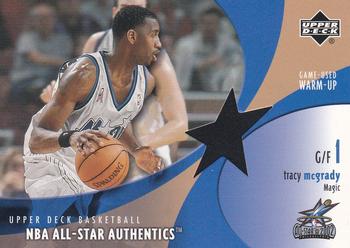 2002-03 Upper Deck - NBA All-Star Authentics: Warm-Ups #TM-AW Tracy McGrady Front
