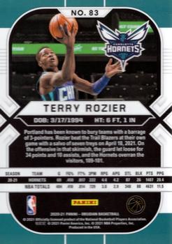 2020-21 Panini Obsidian #83 Terry Rozier Back