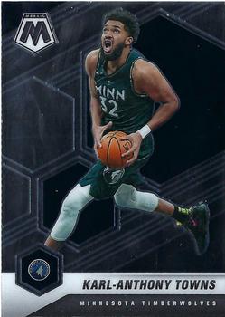 2020-21 Panini Mosaic #124 Karl-Anthony Towns Front
