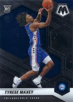 2020-21 Panini Mosaic #203 Tyrese Maxey Front