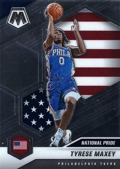 2020-21 Panini Mosaic #259 Tyrese Maxey Front