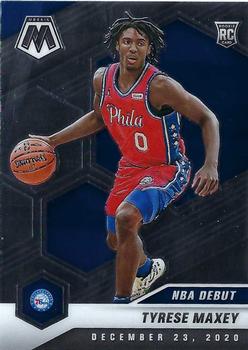 2020-21 Panini Mosaic #263 Tyrese Maxey Front