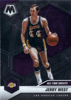 2020-21 Panini Mosaic #293 Jerry West Front