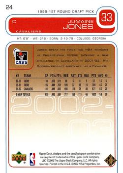 2002-03 Upper Deck - UD Exclusives #24 Jumaine Jones Back