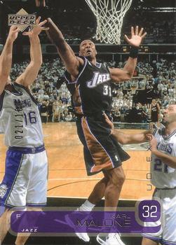 2002-03 Upper Deck - UD Exclusives #168 Karl Malone Front