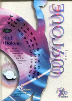 1998-99 SkyBox E-X Century #15 Karl Malone Back