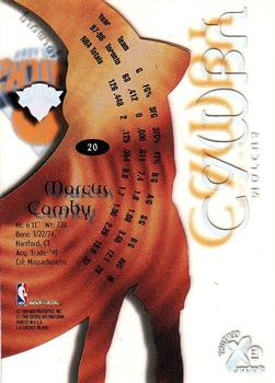 1998-99 SkyBox E-X Century #20 Marcus Camby Back