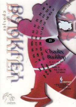 1998-99 SkyBox E-X Century #23 Charles Barkley Back