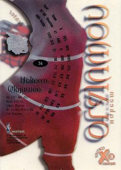 1998-99 SkyBox E-X Century #36 Hakeem Olajuwon Back