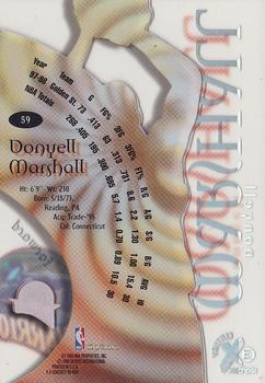 1998-99 SkyBox E-X Century #59 Donyell Marshall Back