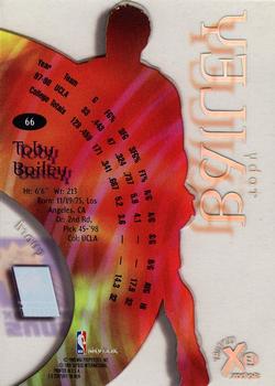 1998-99 SkyBox E-X Century #66 Toby Bailey Back
