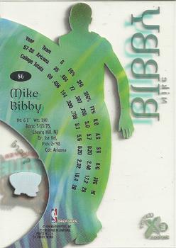 1998-99 SkyBox E-X Century #86 Mike Bibby Back