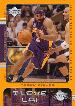 2002-03 Upper Deck - I Love LA! #LA6 Derek Fisher Front