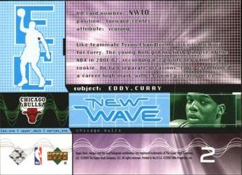 2002-03 Upper Deck - New Wave #NW10 Eddy Curry Back