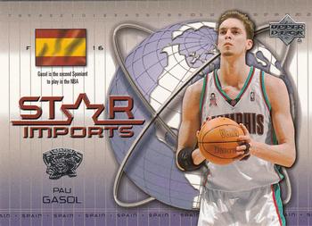 2002-03 Upper Deck - Star Imports #SI3 Pau Gasol Front