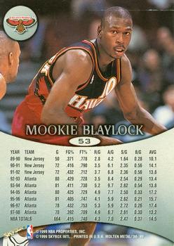 1998-99 SkyBox Molten Metal #53 Mookie Blaylock Back