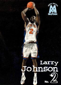 1998-99 SkyBox Molten Metal #66 Larry Johnson Front
