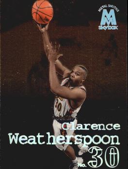 1998-99 SkyBox Molten Metal #28 Clarence Weatherspoon Front