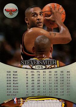 1998-99 SkyBox Molten Metal #105 Steve Smith Back