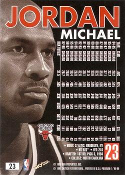 1998-99 SkyBox Premium #23 Michael Jordan Back