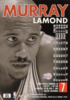 1998-99 SkyBox Premium #35 Lamond Murray Back